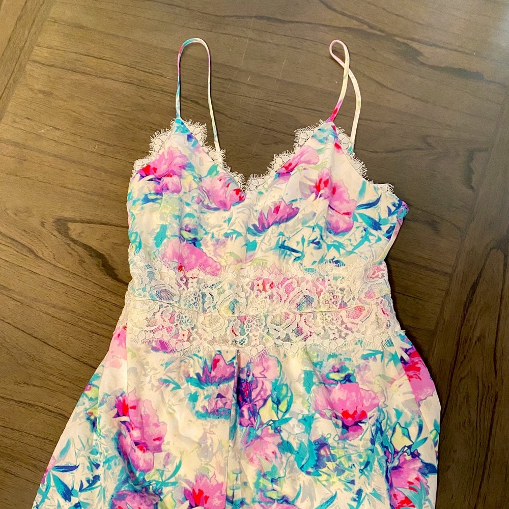 Forever 21 floral romper